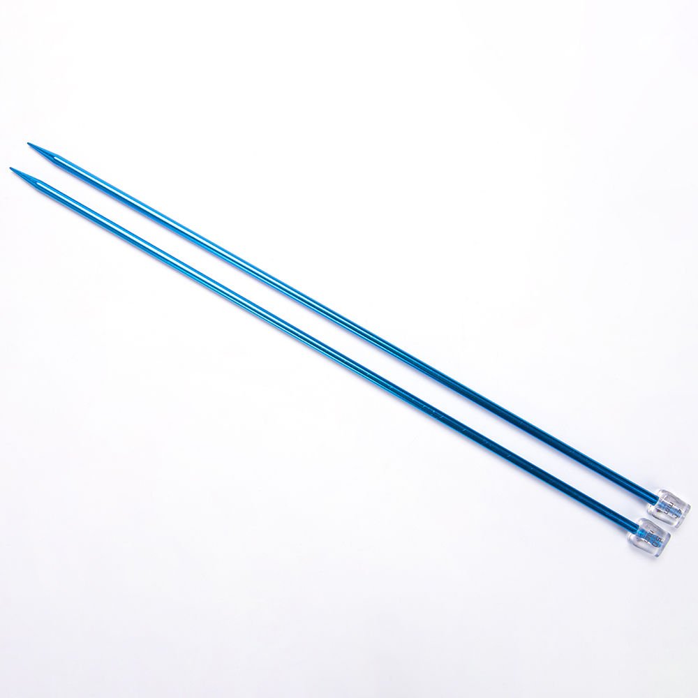 COLOURED METALIZED KNITTING NEEDLE 35 CM 5 MM
