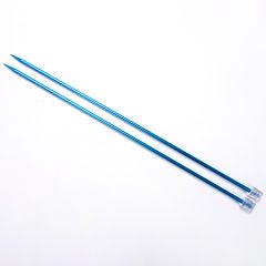 COLOURED METALIZED KNITTING NEEDLE 35 CM 5 MM