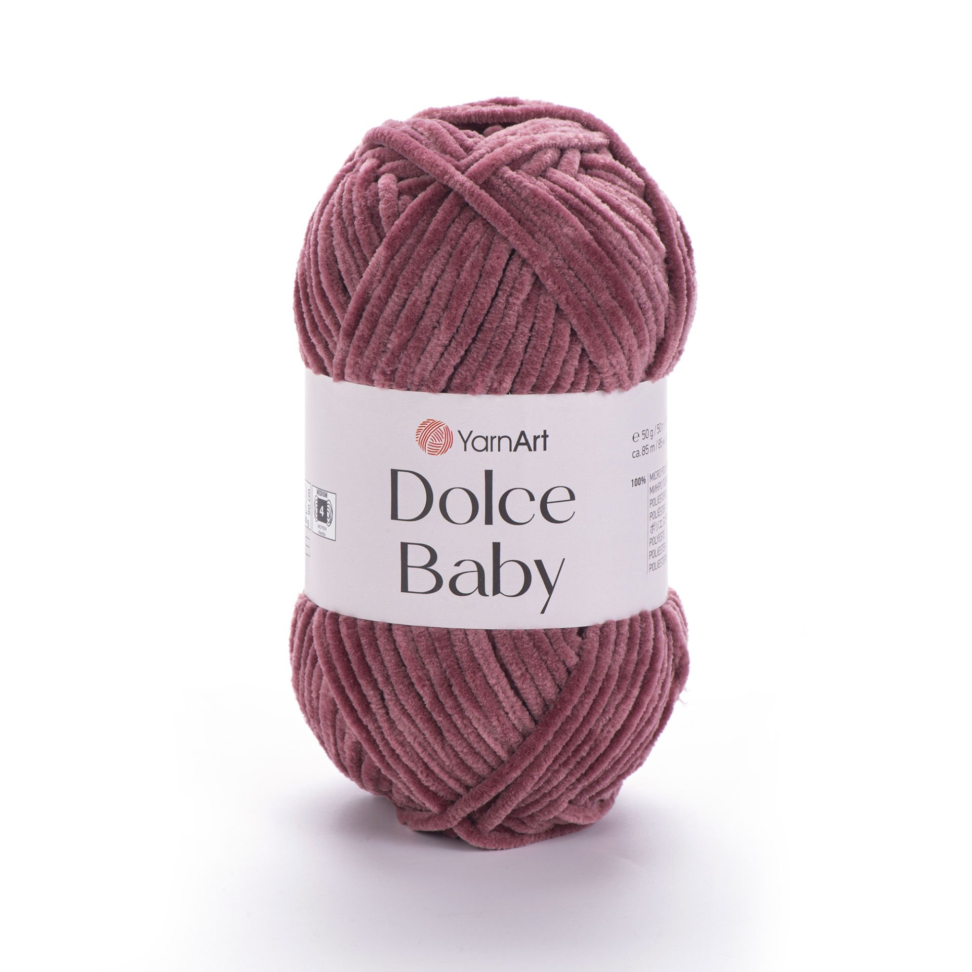 YARNART DOLCE BABY - VELVET BABY YARN DUSTY ROSE - 751