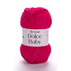 YARNART DOLCE BABY - VELVET BABY YARN FUCHSIA - 759