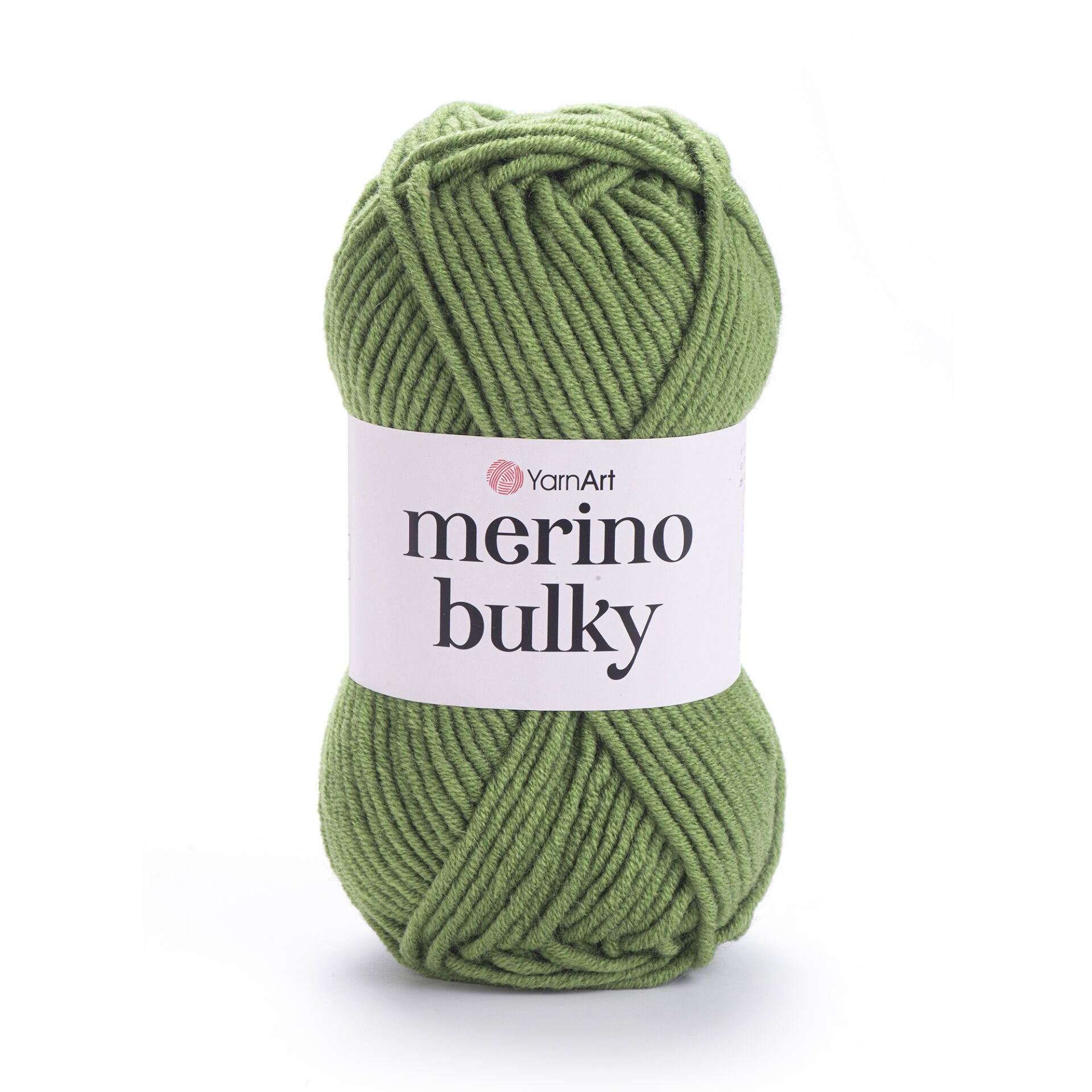 YARNART MERINO BULKY - KNITTING YARN GREEN - 098