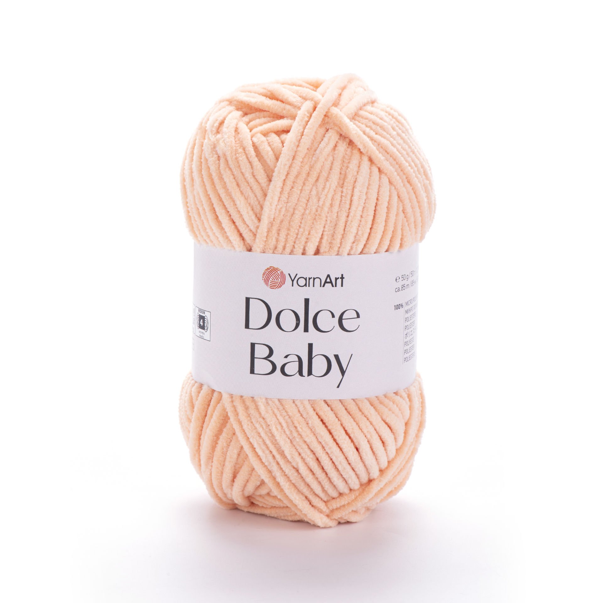 YARNART DOLCE BABY - VELVET BABY YARN PINKISH ORANGE - 773