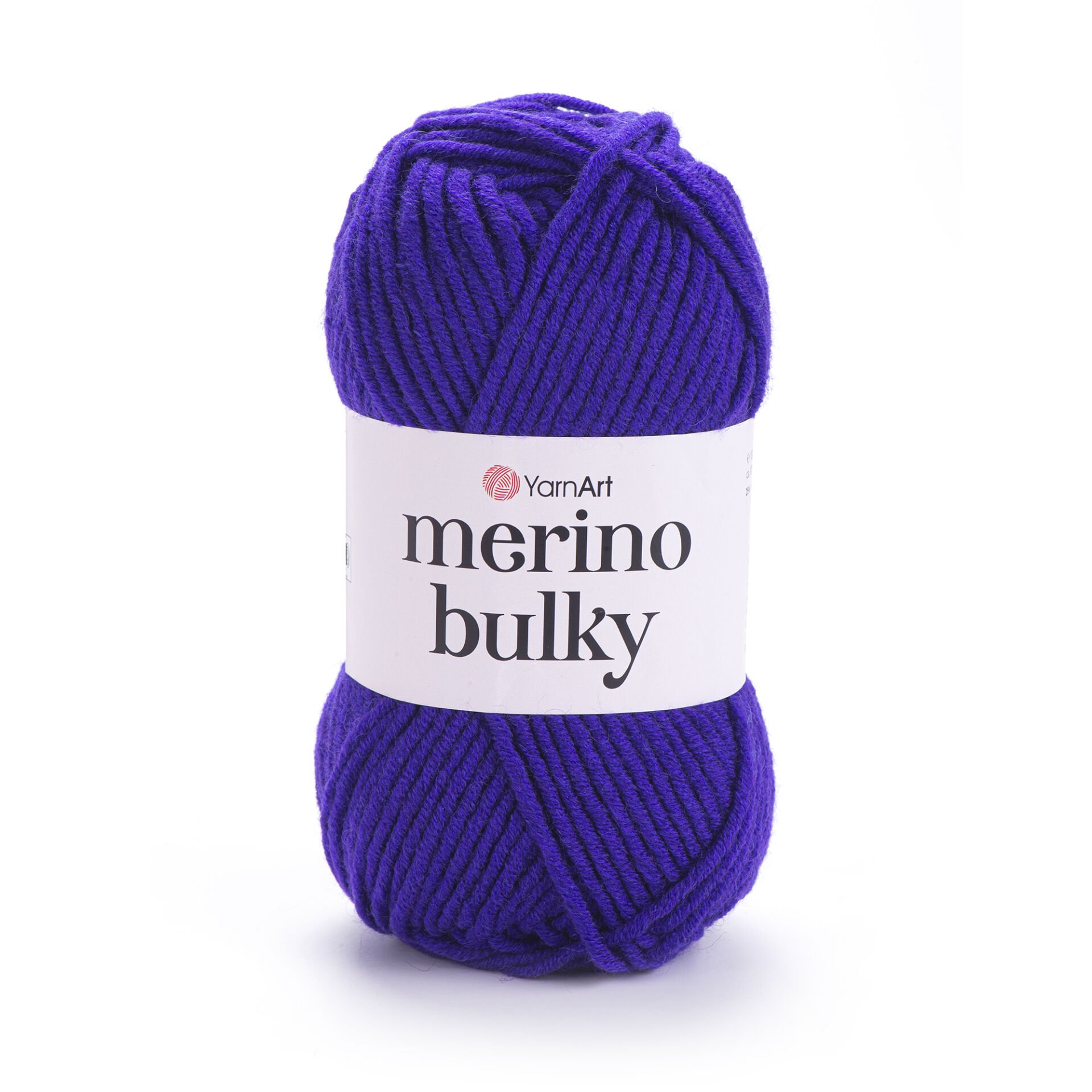 YARNART MERINO BULKY - KNITTING YARN EGGPLANT PURPLE - 556