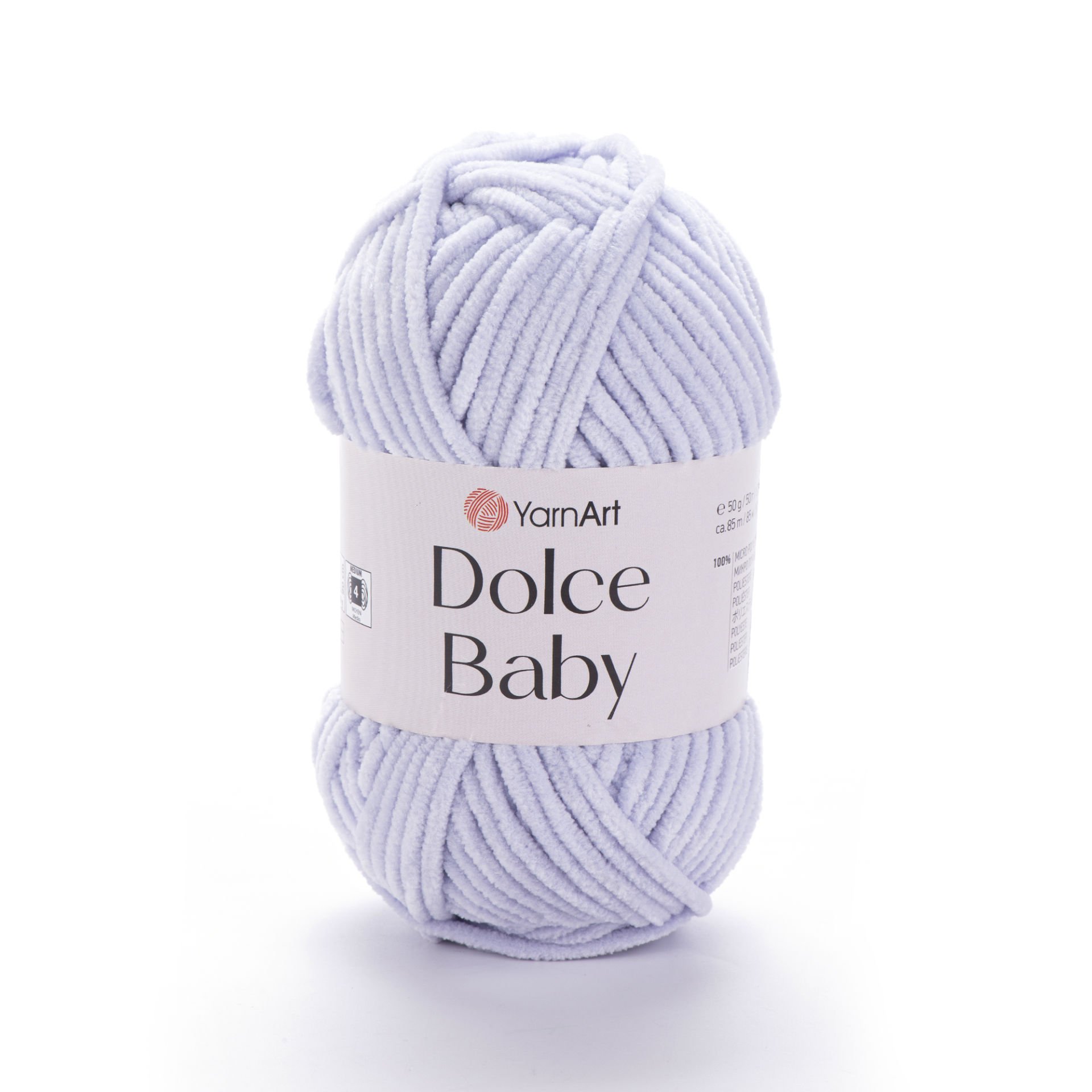 YARNART DOLCE BABY - VELVET BABY YARN ICE BLUE - 776