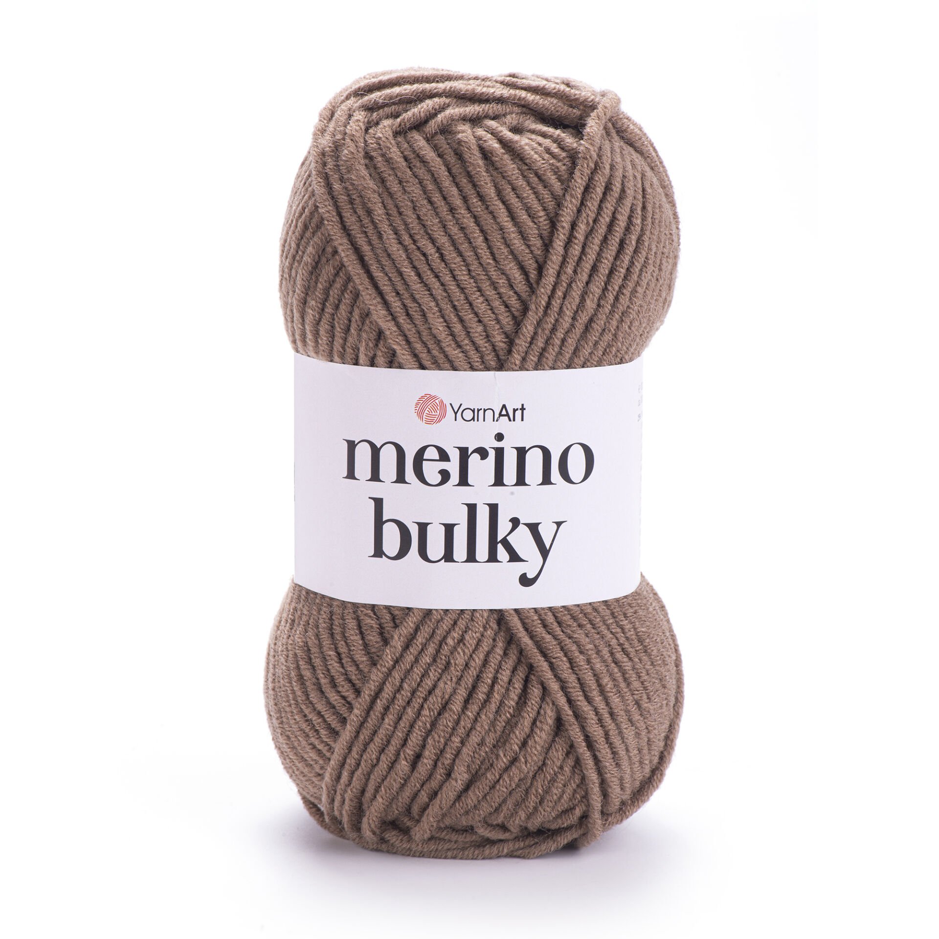 YARNART MERINO BULKY - KNITTING YARN MILKY BROWN - 514
