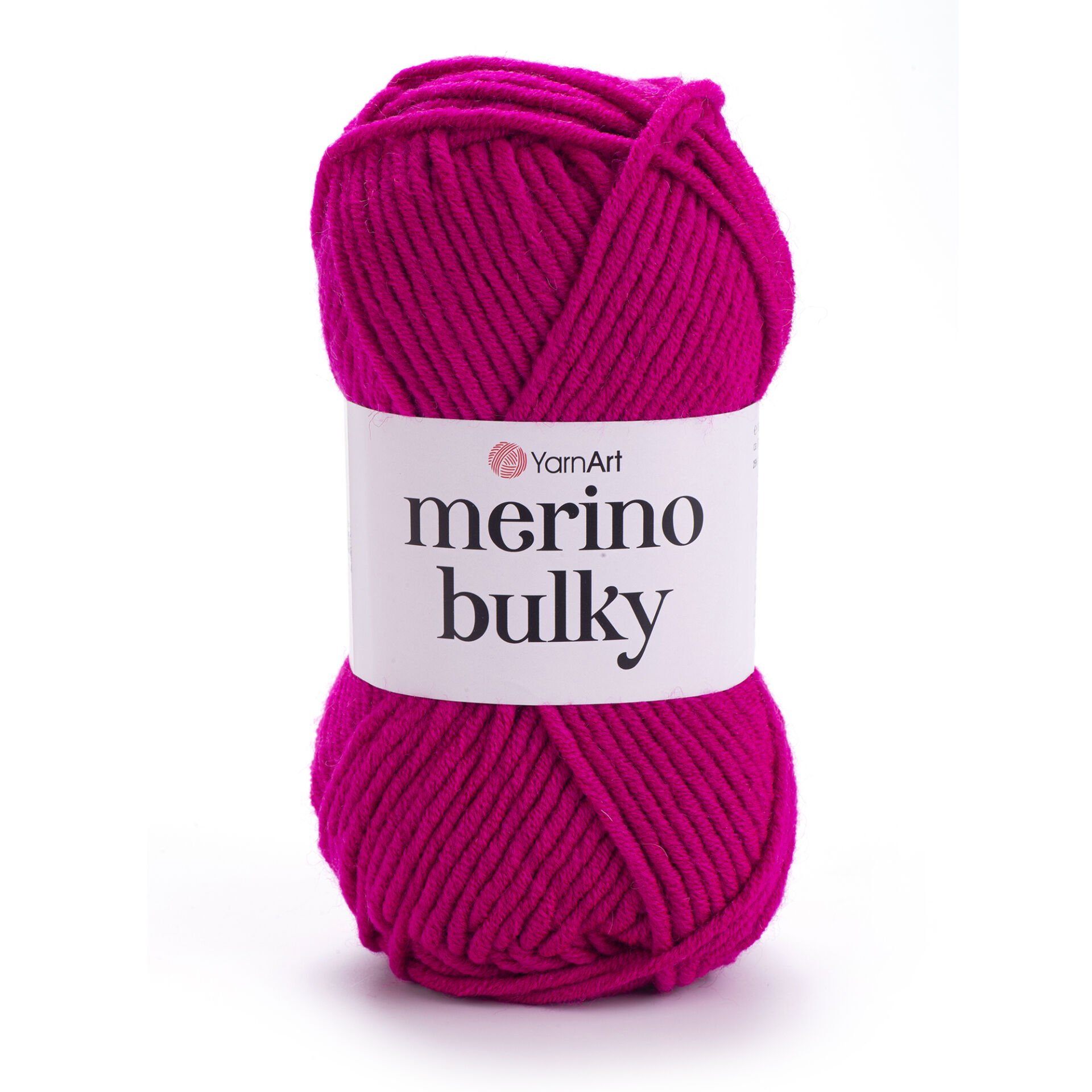 YARNART MERINO BULKY - KNITTING YARN FUCHSIA - 8041