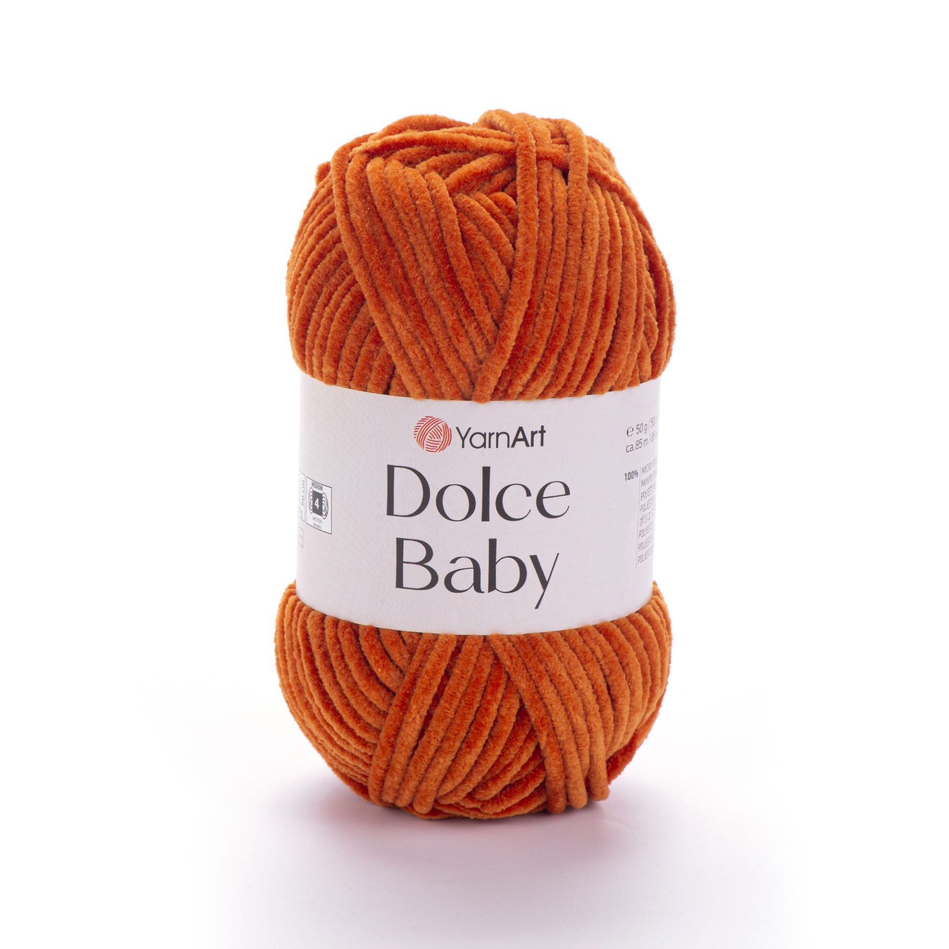 YARNART DOLCE BABY - VELVET BABY YARN ORANGE - 778