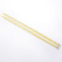COLOURED PLASTIC KNITTING NEEDLE 35 CM 9 MM
