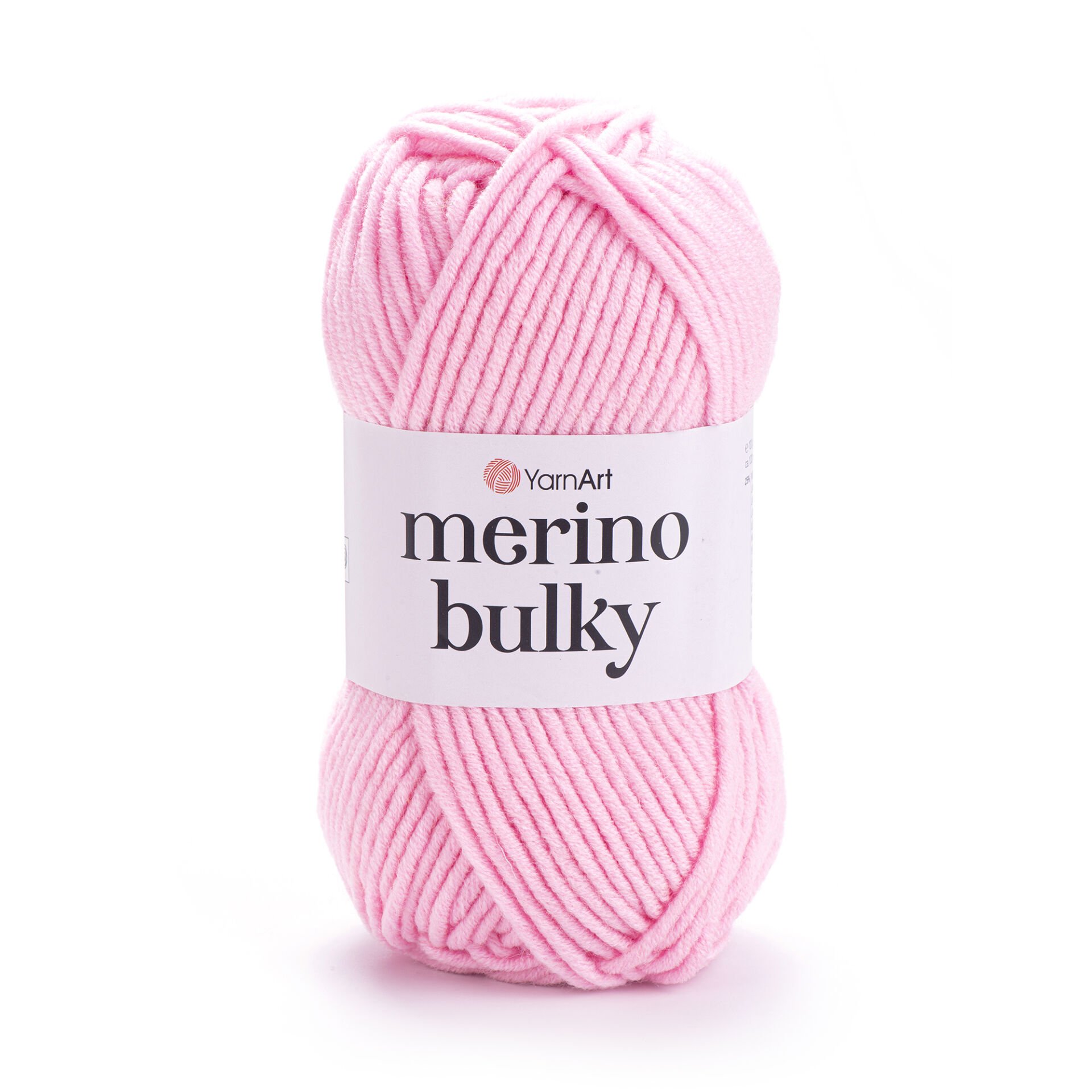 YARNART MERINO BULKY - KNITTING YARN CANDY PINK - 217