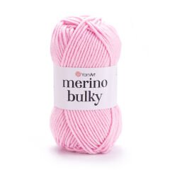 YARNART MERINO BULKY - KNITTING YARN CANDY PINK - 217
