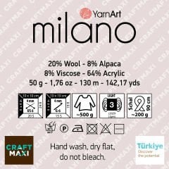YARNART MILANO - Strickgarn