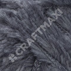 YARNART MINK - FAUX FUR KNITTING YARN EGGPLANT PURPLE - 342