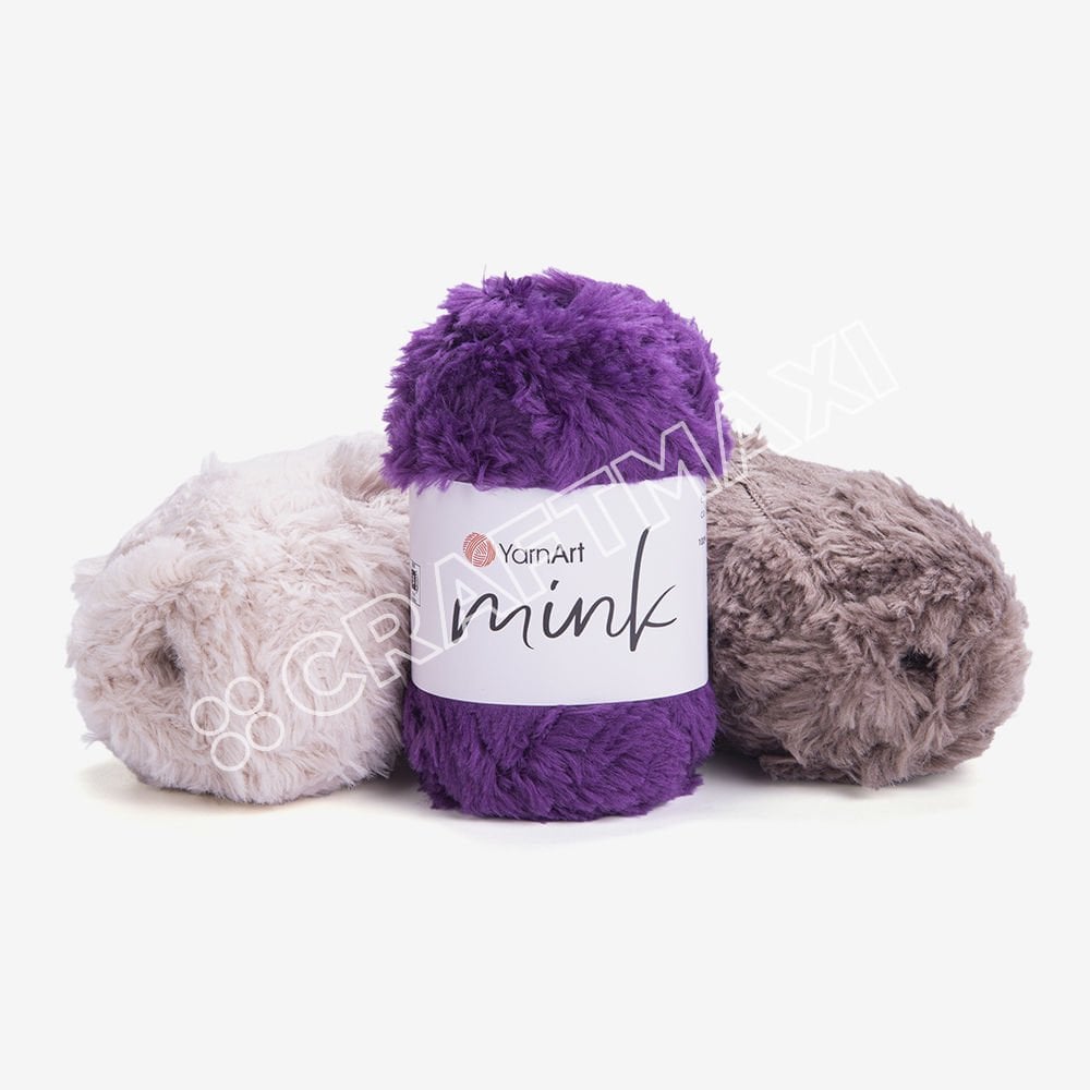 YARNART MINK - FAUX FUR KNITTING YARN