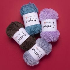 YARNART MINK - FAUX FUR KNITTING YARN