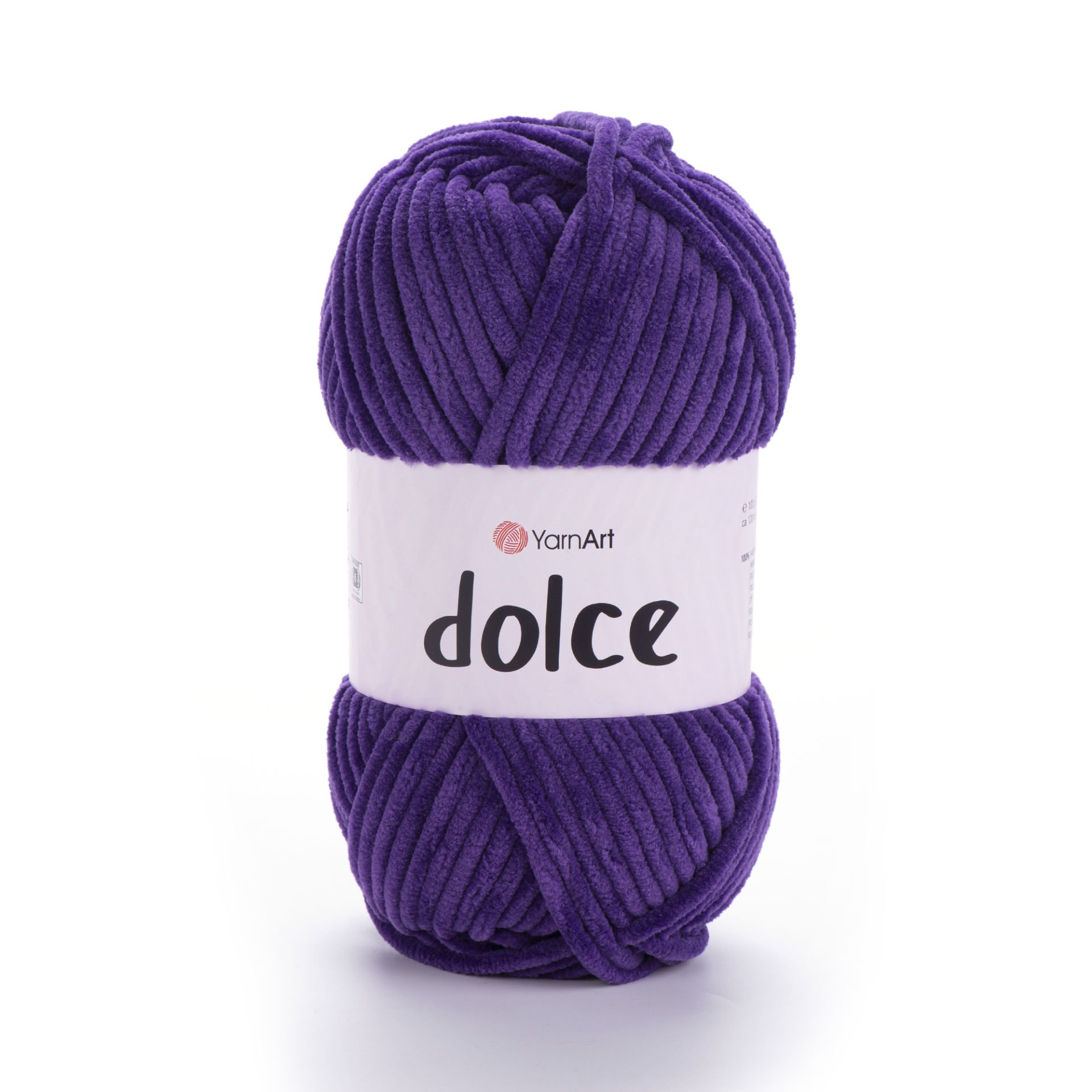 YARNART DOLCE - VELVET KNITTING YARN PURPLE - 792