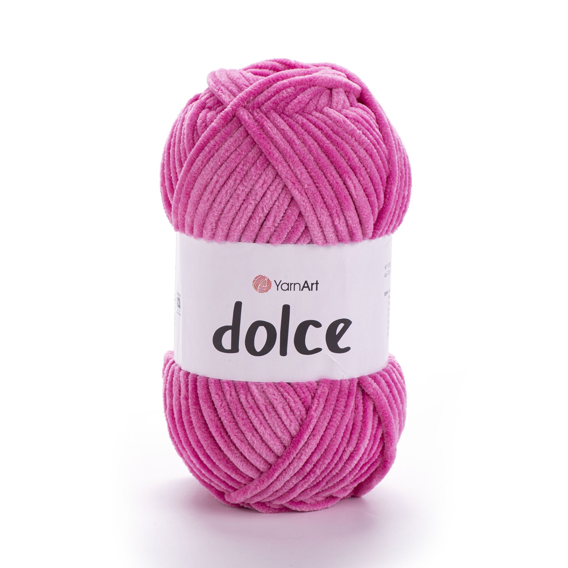 YARNART DOLCE - VELVET KNITTING YARN PINK - 795