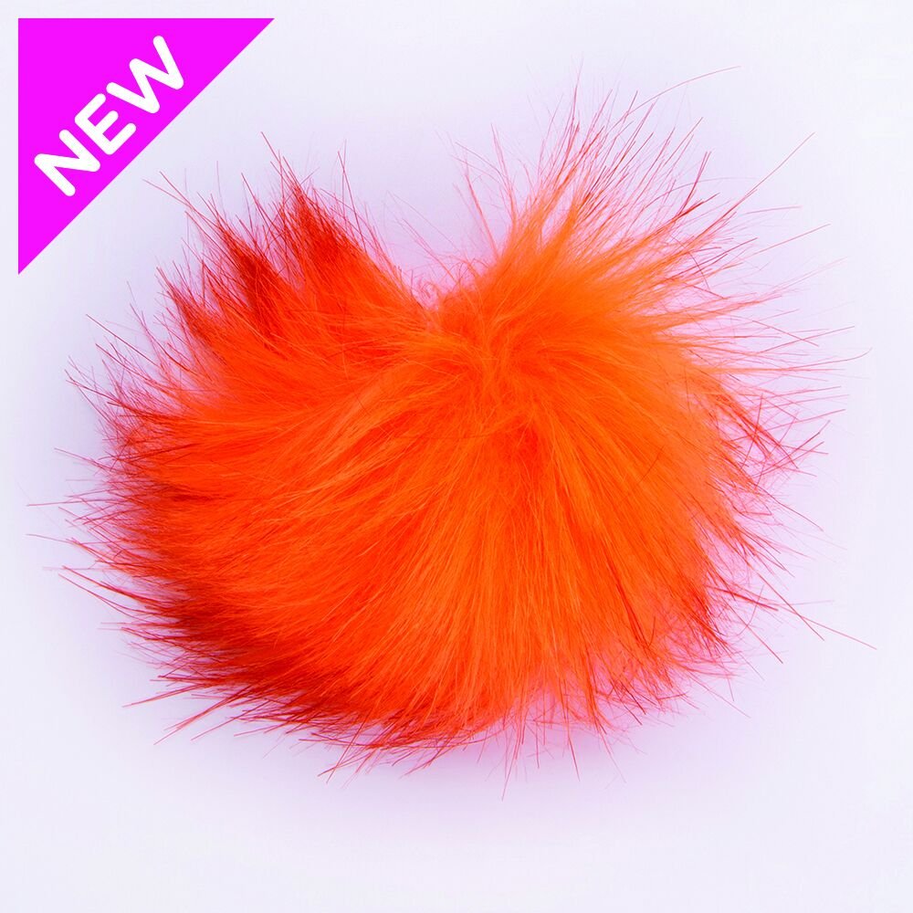 YARNART FURRY POMPONS - POM POM ORANGE - 81