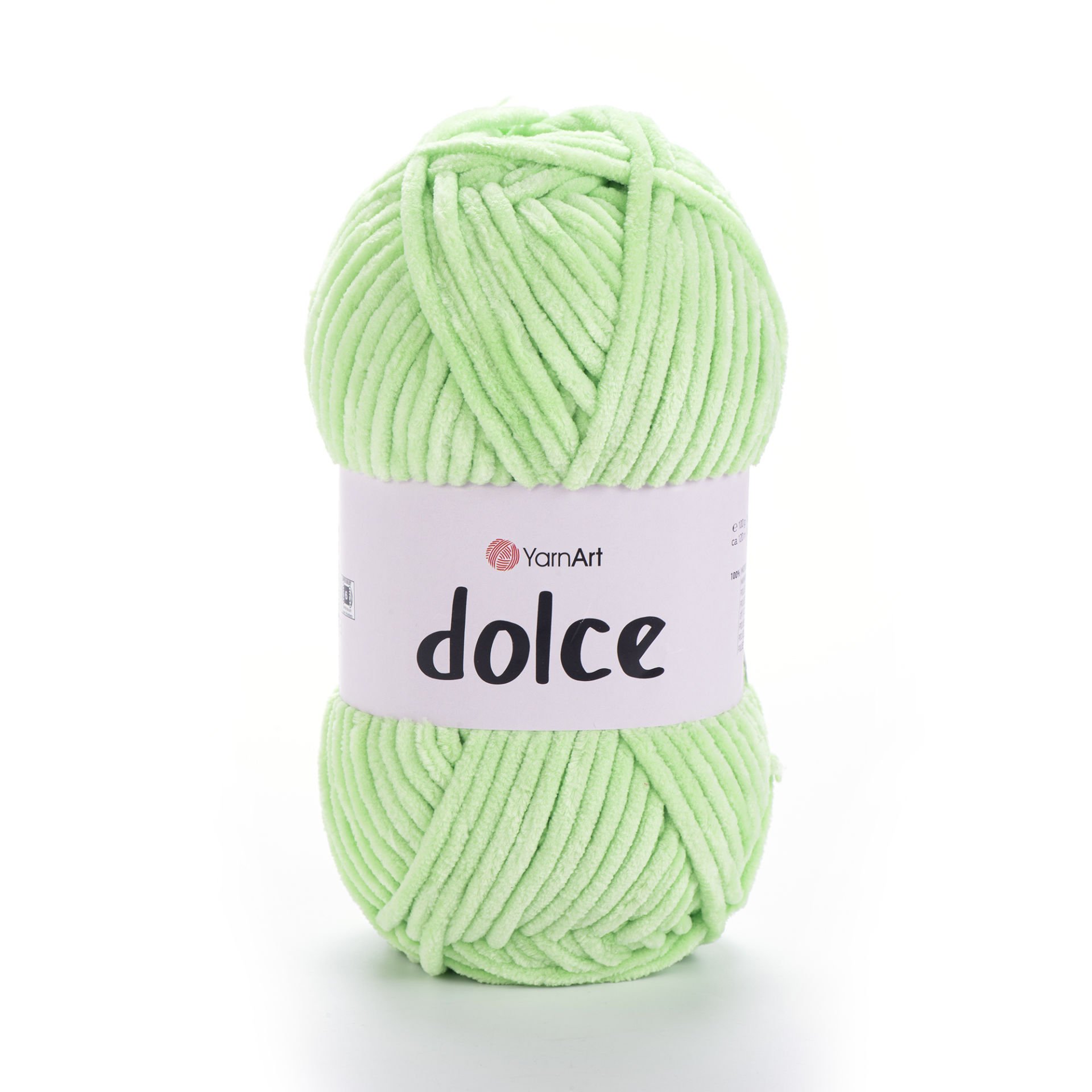 YARNART DOLCE - VELVET KNITTING YARN GREEN - 850