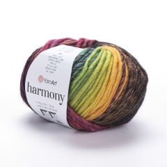 YARNART HARMONY - MULTICOLOR KNITTING YARN VARIEGATED - A7