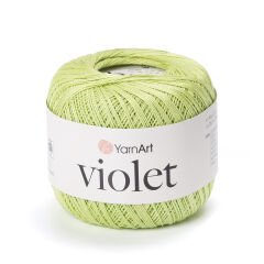 YARNART VIOLET - MERCERIZED LACE YARN PISTACHIO - 5352