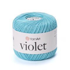 YARNART VIOLET - MERCERIZED LACE YARN LIGHT TURQUOISE - 5353