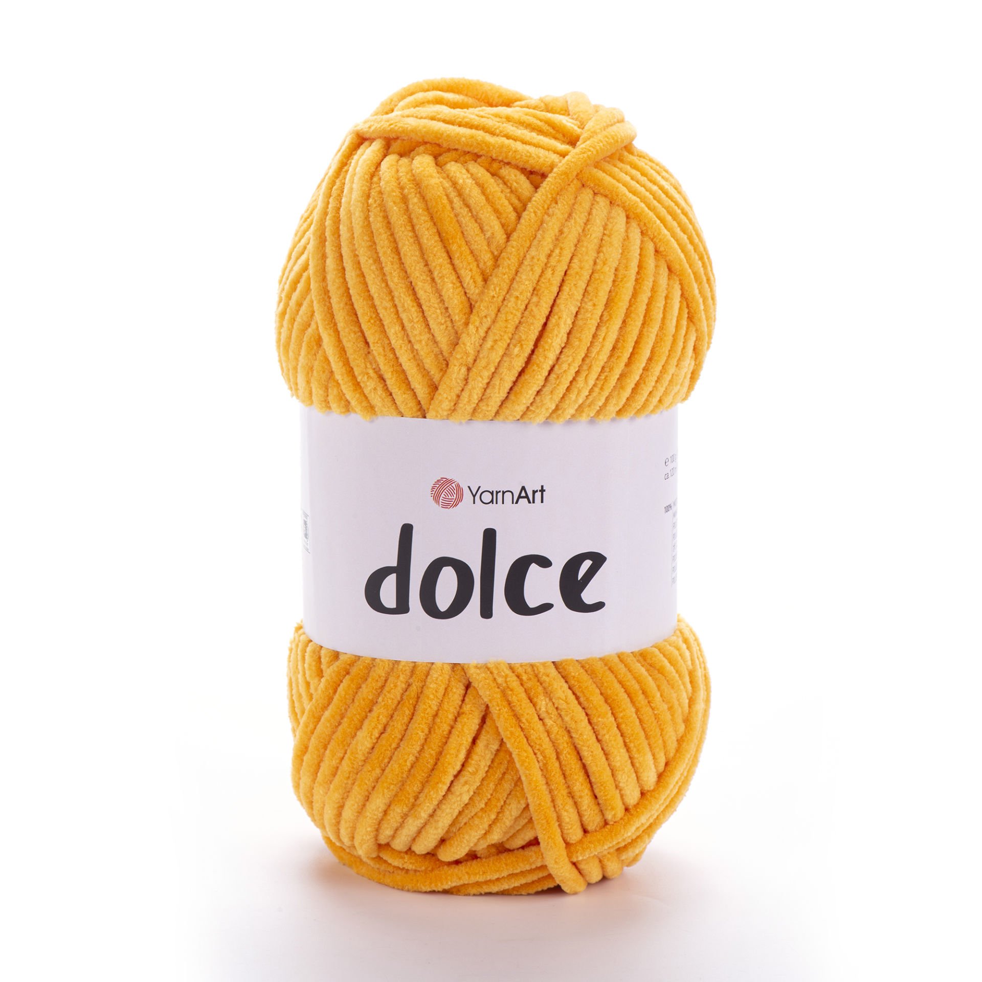 YARNART DOLCE - VELVET KNITTING YARN ORANGE - 853