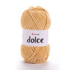 YARNART DOLCE - VELVET KNITTING YARN BEIGE - 855