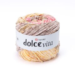 YARNART DOLCE VITA - KNITTING YARN VARIEGATED - 3417