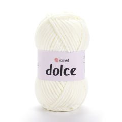 YARNART DOLCE - VELVET KNITTING YARN CREAM - 856
