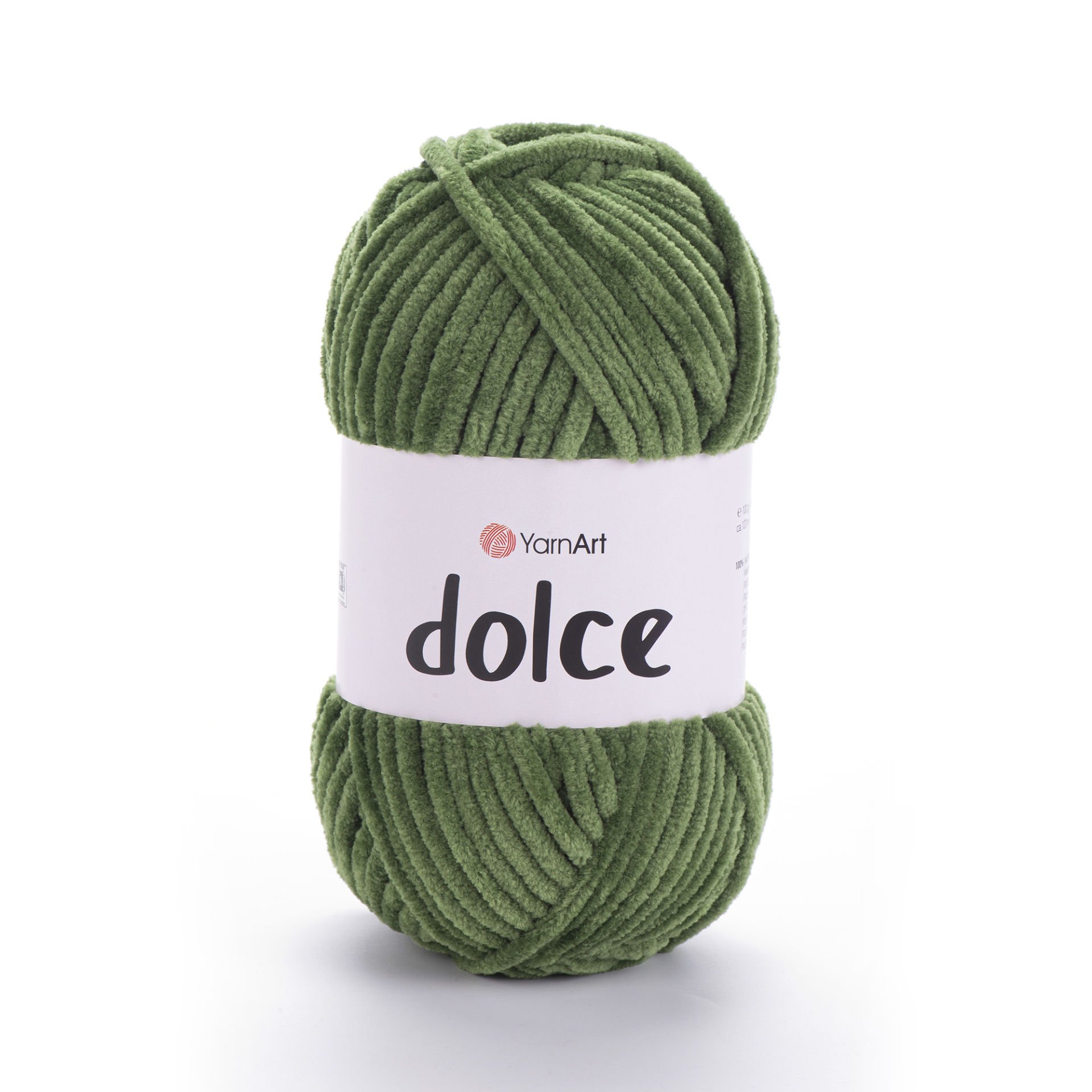 YARNART DOLCE - VELVET KNITTING YARN GREEN - 797