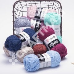 YARNART ELEGANCE - GLITTERY KNITTING YARN