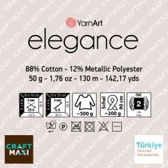 YARNART ELEGANCE - GLITTERY KNITTING YARN