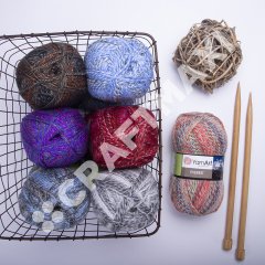 YARNART EVEREST - MULTICOLOR KNITTING YARN