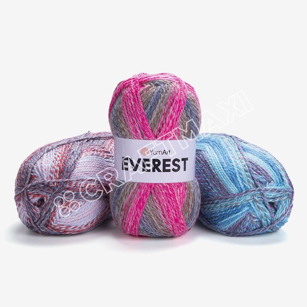 YARNART EVEREST - MULTICOLOR KNITTING YARN