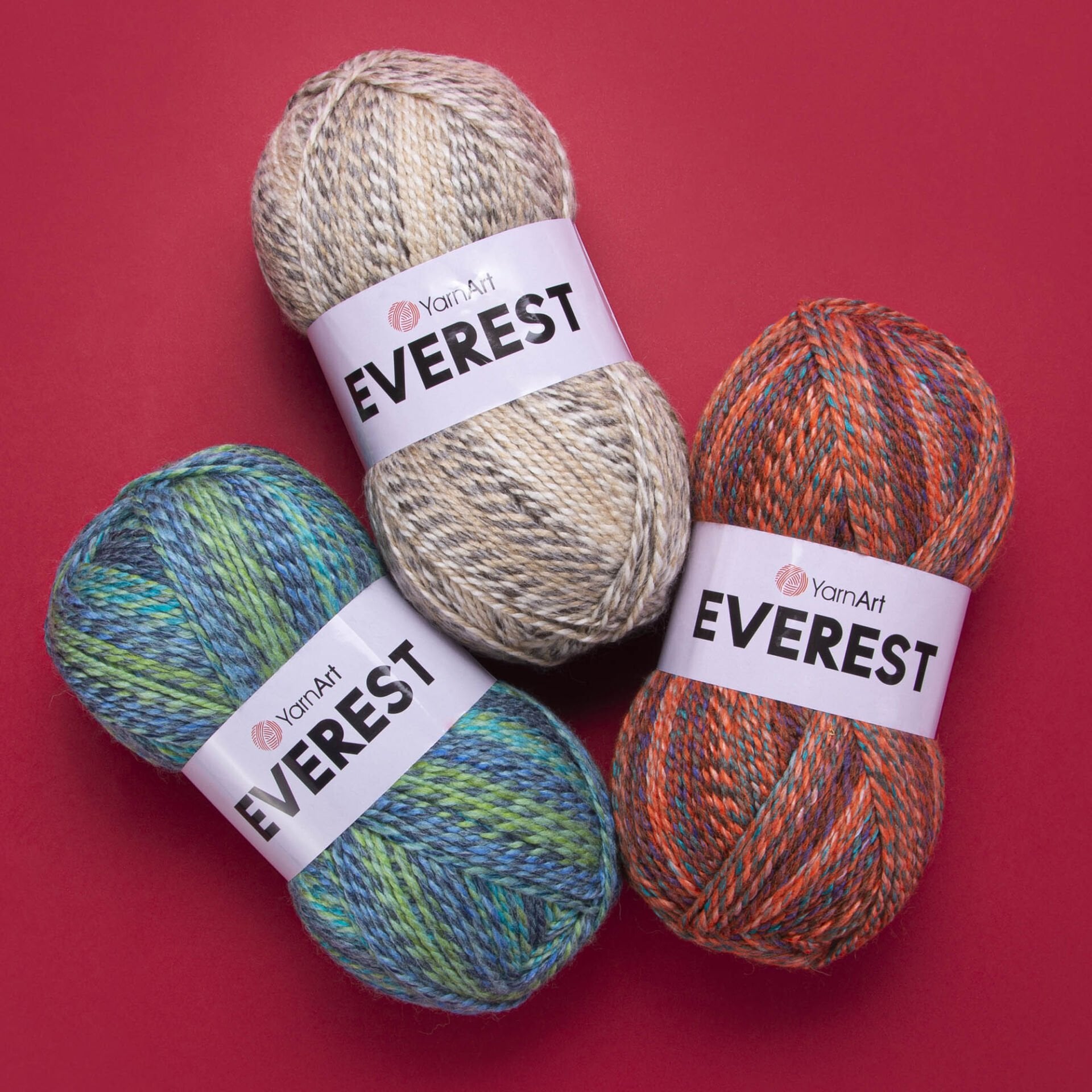 YARNART EVEREST - MULTICOLOR KNITTING YARN