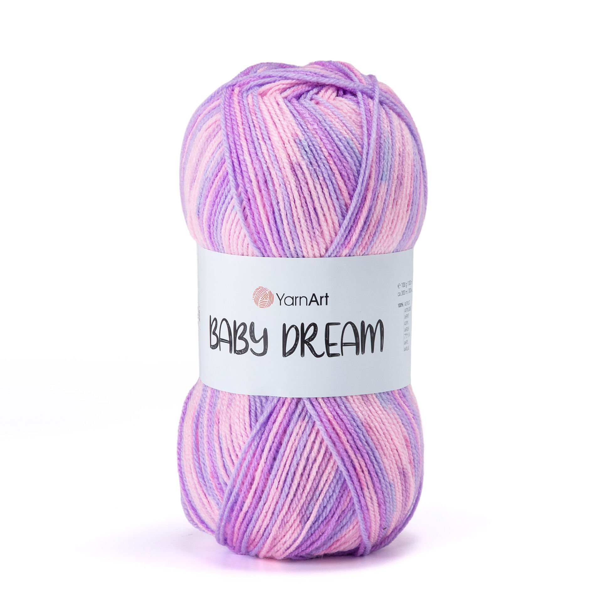 YARNART BABY DREAM - KNITTING YARN VARIEGATED - 5238