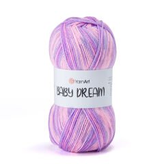 YARNART BABY DREAM - KNITTING YARN VARIEGATED - 5238