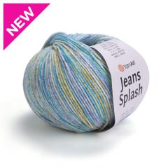 YARNART JEANS SPLASH - MULTICOLOR KNITTING YARN VARIEGATED - 959
