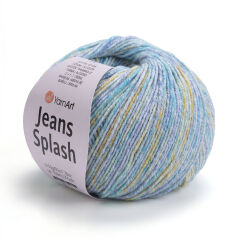 YARNART JEANS SPLASH - MULTICOLOR KNITTING YARN VARIEGATED - 959