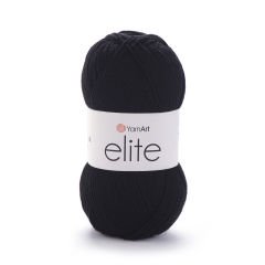YARNART ELITE - KNITTING YARN BLACK - 30
