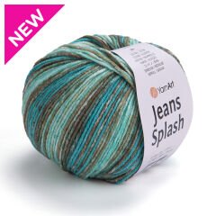 YARNART JEANS SPLASH - MULTICOLOR KNITTING YARN VARIEGATED - 961