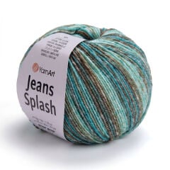 YARNART JEANS SPLASH - MULTICOLOR KNITTING YARN VARIEGATED - 961