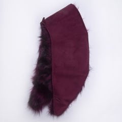 YARNART SHAWL - FAUX FUR SHAWL