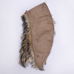 YARNART SHAWL - FAUX FUR SHAWL
