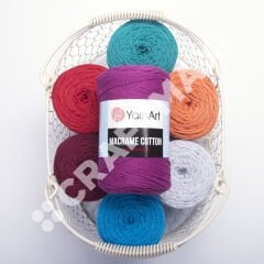 YARNART MACRAME COTTON - MACRAME CORD PINK - 762