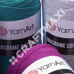 YARNART MACRAME COTTON - MACRAME CORD PINK - 762