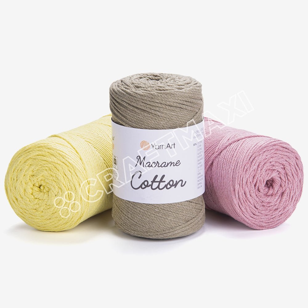 YARNART MACRAME COTTON - MACRAME CORD