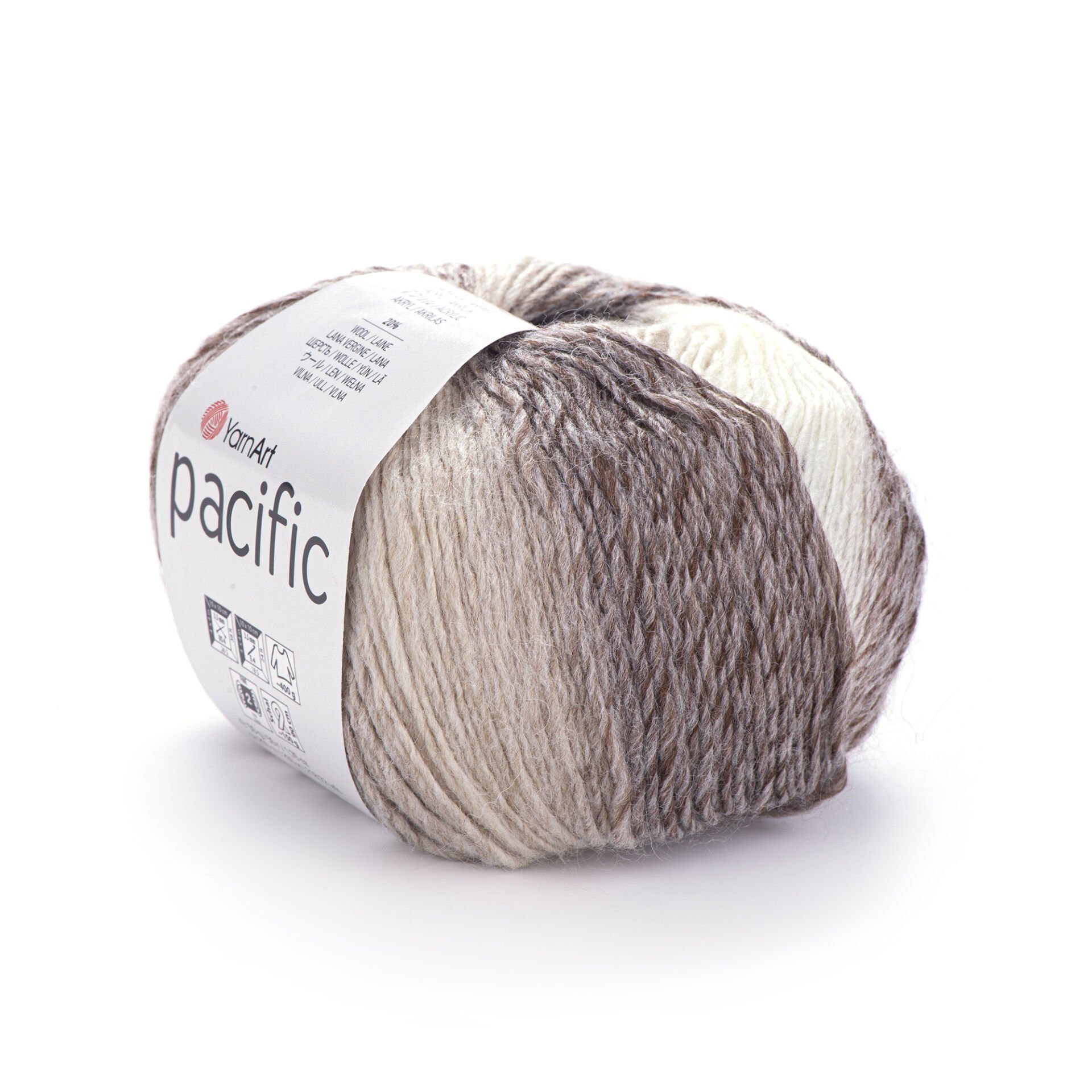 YARNART PACIFIC - MULTICOLOR KNITTING YARN VARIEGATED - 312