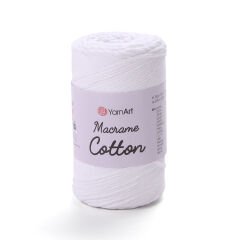 YARNART MACRAME COTTON - MACRAME CORD WHITE - 751