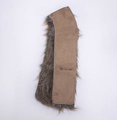 YARNART TUXEDE - FAUX FUR SHAWL